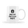 Caneca de Cerâmica Branca 325 ML